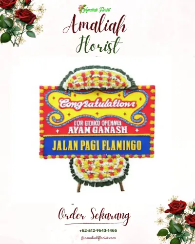Bunga Papan Congratulation di Sudajaya Hilir